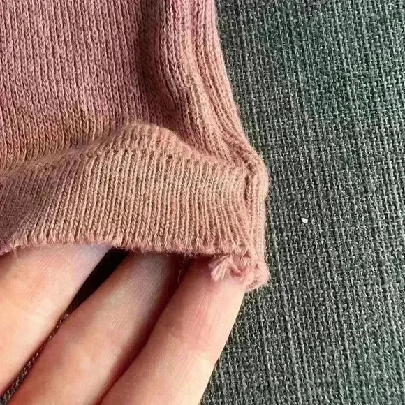 American Apparel Women’s Pink  Knit Bodycon Pencil Barbiecore Office Skirt XS - Picture 6 of 9